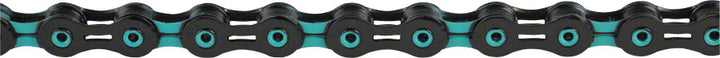 KMC DLC 11 Chain - 11-Speed 118 Links Black/Celeste