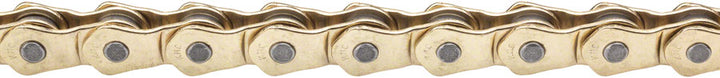 KMC HL1 Narrow Chain - Single Speed 3/32" 100 Links Half Link Chain Gold