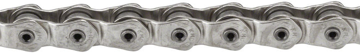 KMC HL1 Wide Chain - Single Speed 1/2" x 1/8" 100 Links Half Link Chain Silver