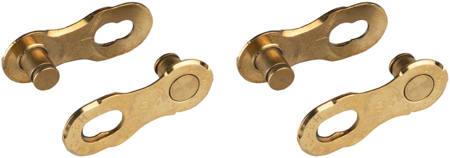 KMC MissingLink-12 Connector - 12-Speed Ti Gold 2 Pairs/Card