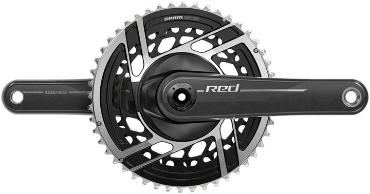SRAM RED Crankset - 172.5mm 2x 12-Speed 48/35t 8-Bolt Direct Mount DUB Spindle Interface Natural Carbon E1
