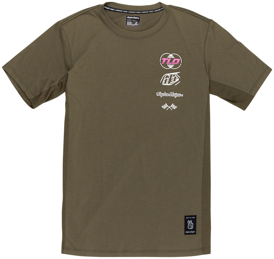 Troy Lee Designs Skyline Short Sleeve Ride Tee – Worldwide Caper Small