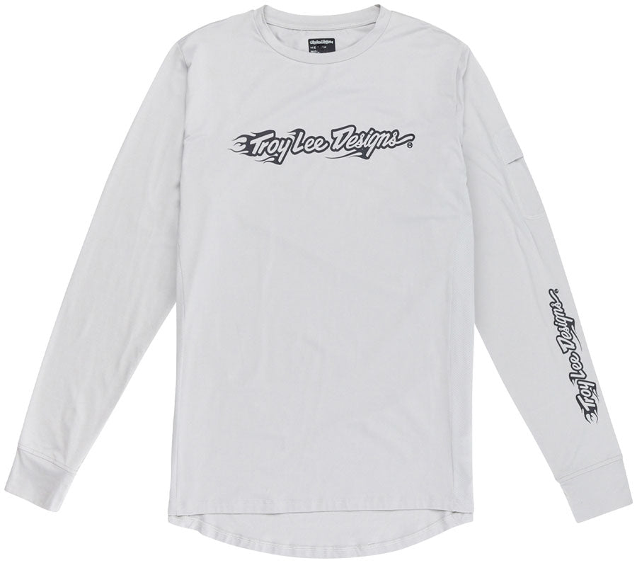 Troy Lee Designs Ruckus Long Sleeve Ride Tee – Burn Out Mist Large