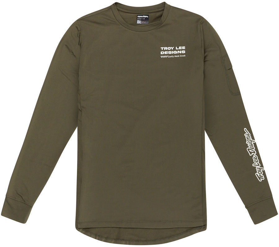 Troy Lee Designs Ruckus Long Sleeve Ride Tee – Factory Caper Large
