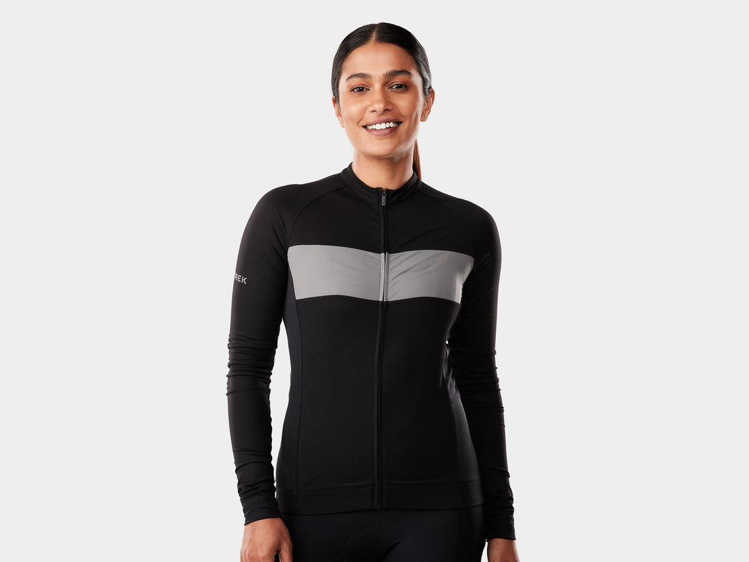 Jersey Trek Circuit LTD LS Women Large Black/Charcoal