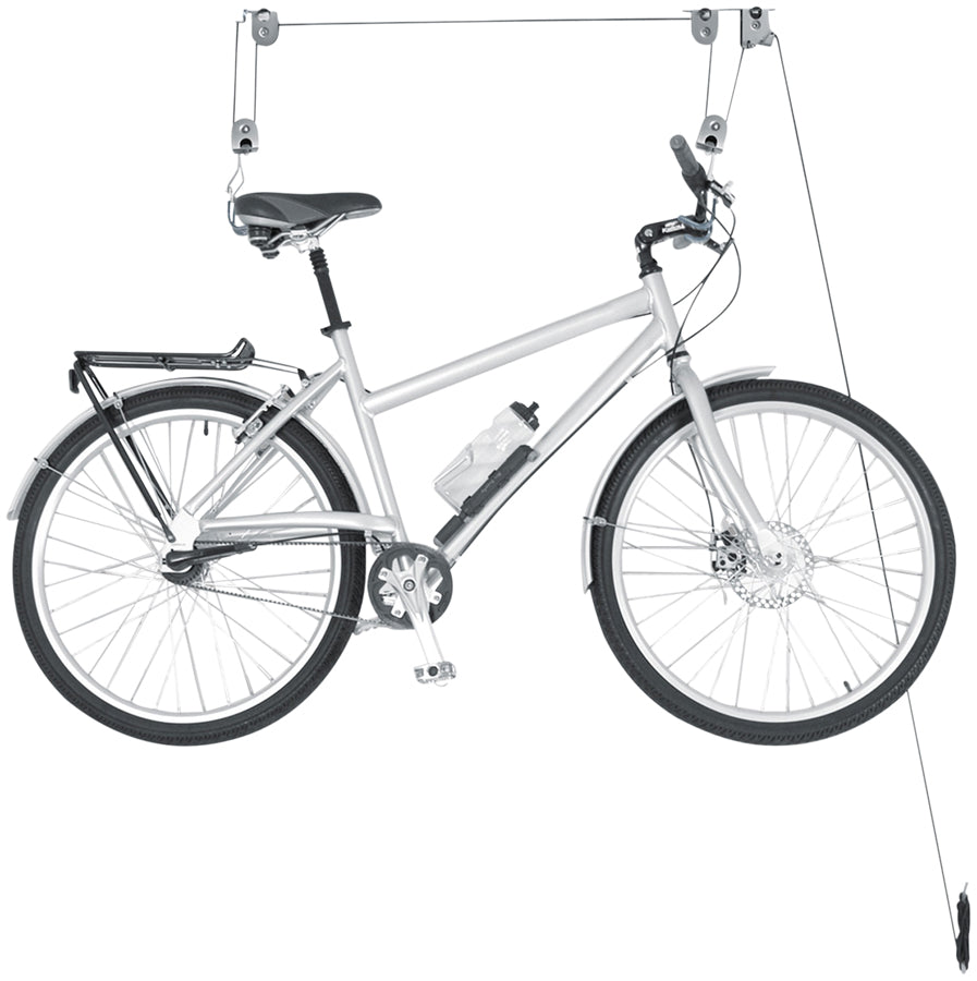 Delta Deluxe Ceiling Hoist Bike Storage Rack  -  1-Bike Utility Straps Included