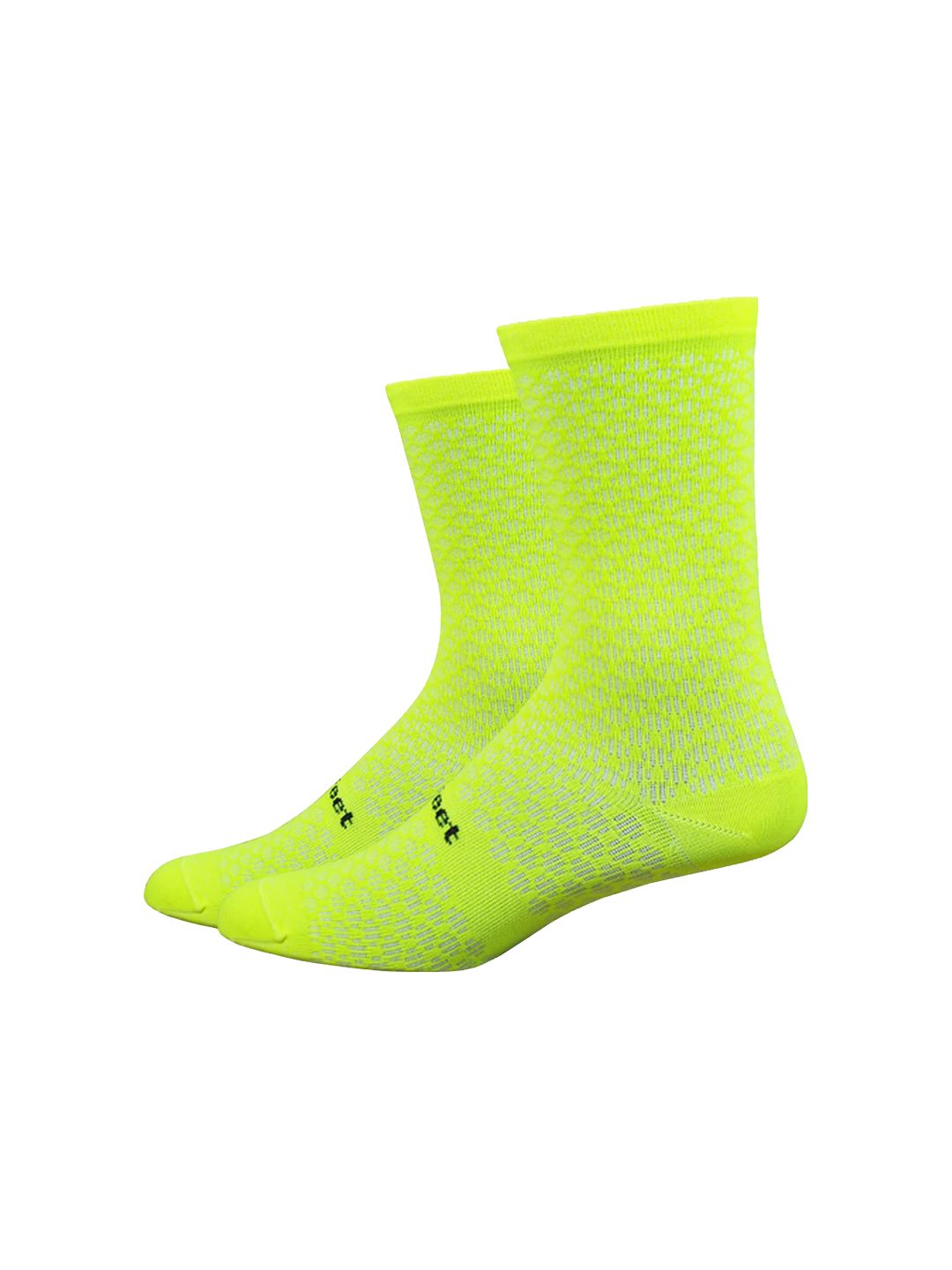 Sock DeFeet Evo Mont Ventoux 6'' Small Visibility Yellow