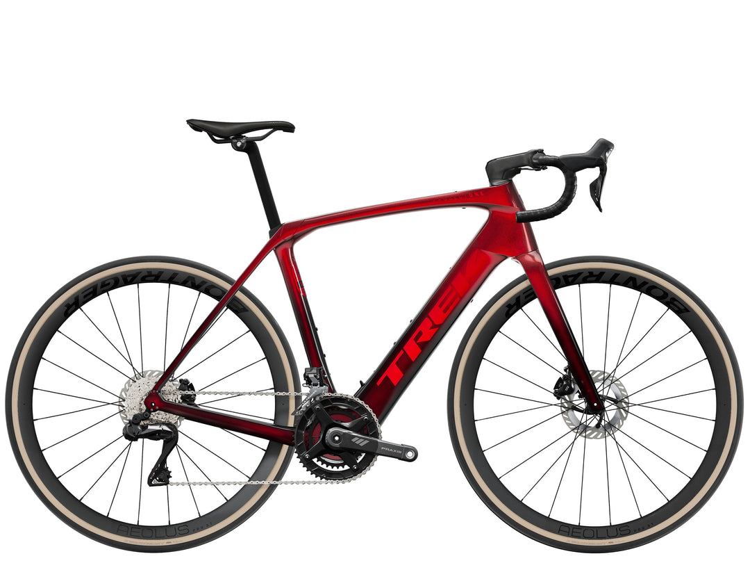 Domane+ SLR 7 US 54 Metallic Red Smoke/Red Carbon Smoke