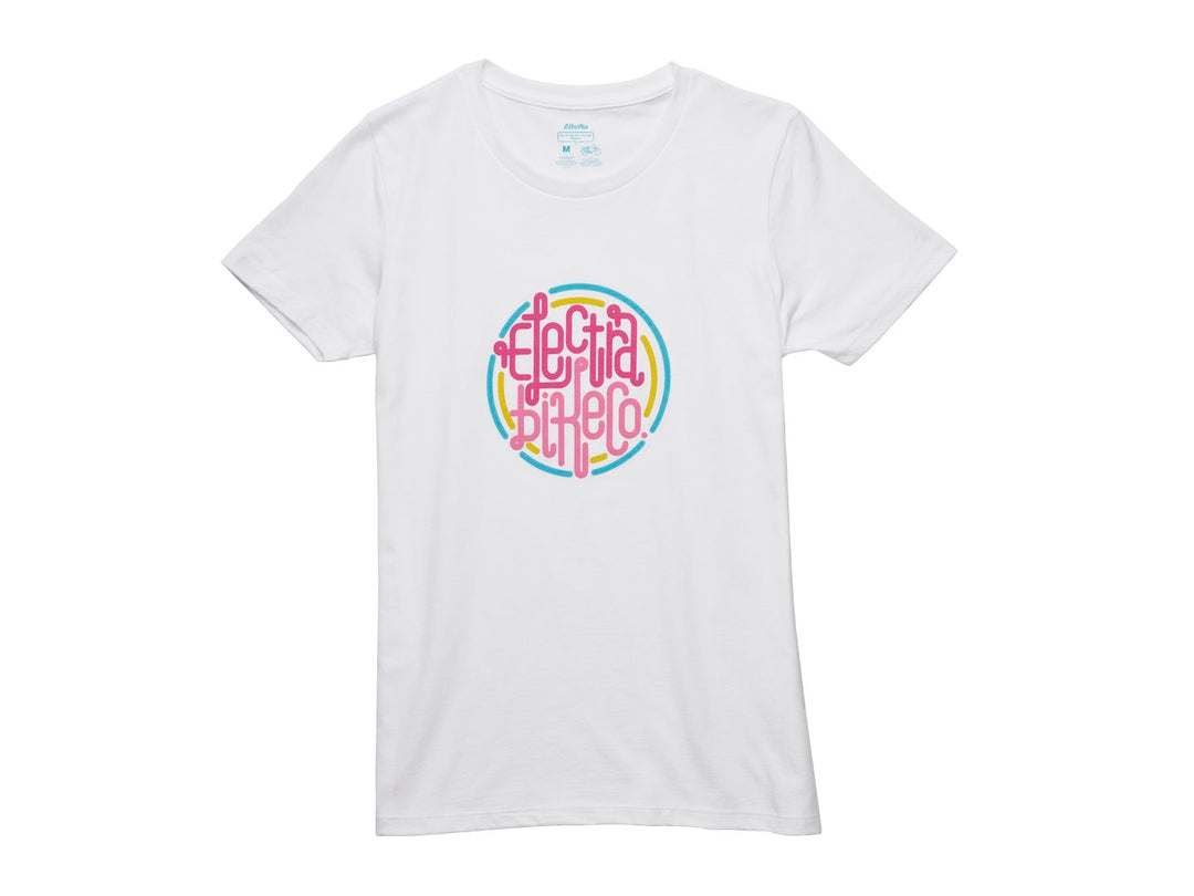 Shirt Electra Neon Tee Women Medium White