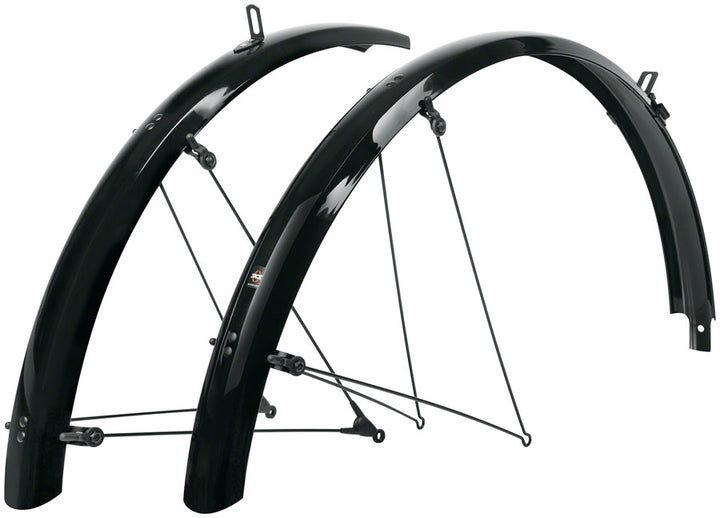 SKS B53 Bluemels Full Coverage Fender Set - 53mm 26 x 1-1.9" Black