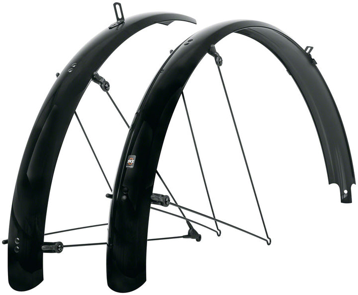 SKS B60 Bluemels Full Coverage Fender Set - 60mm 26 x 1.6-2.1" Black
