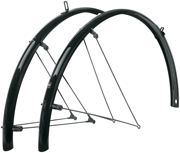 SKS B35 Bluemels Full Coverage Fender Set - 35mm 700 x 20-28 Black
