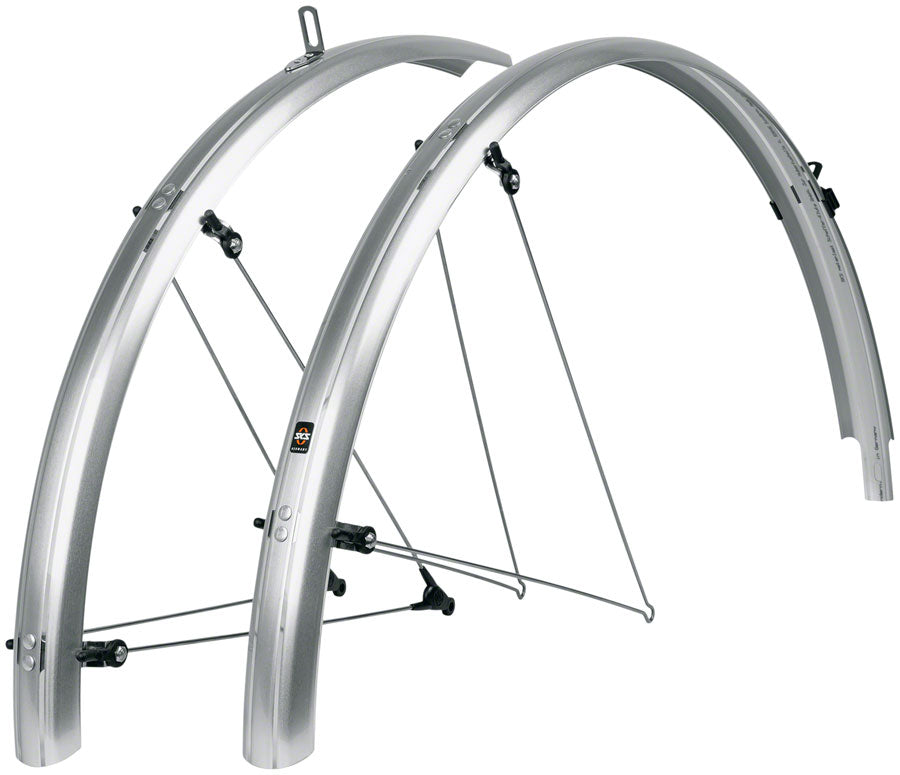 SKS B35 Bluemels Full Coverage Fender Set - 35mm 700 x 20-28 Silver