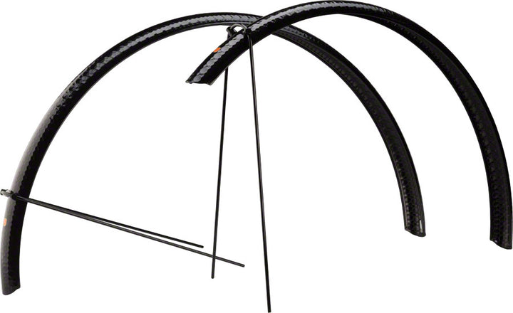 Velo Orange Hammered 700c x 45 Fender Set: Black (700c x 25-35)