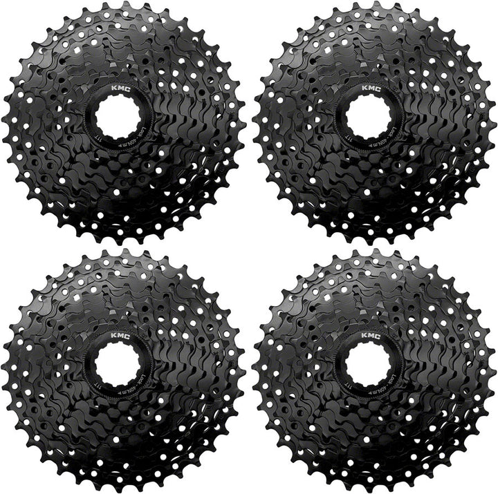 KMC REACT Cassette - 9-Speed 11-36t HG Driver Compatible Black 4 pk.