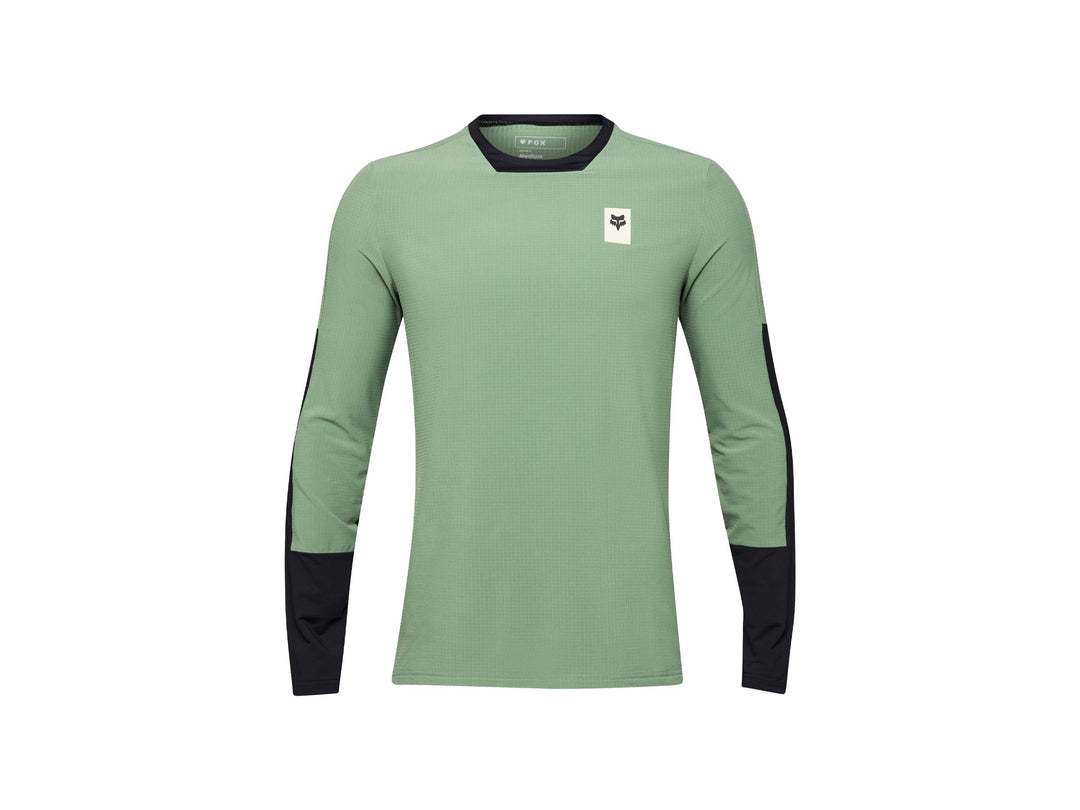 Jersey Fox Racing 24 Defend Thermal Medium Green