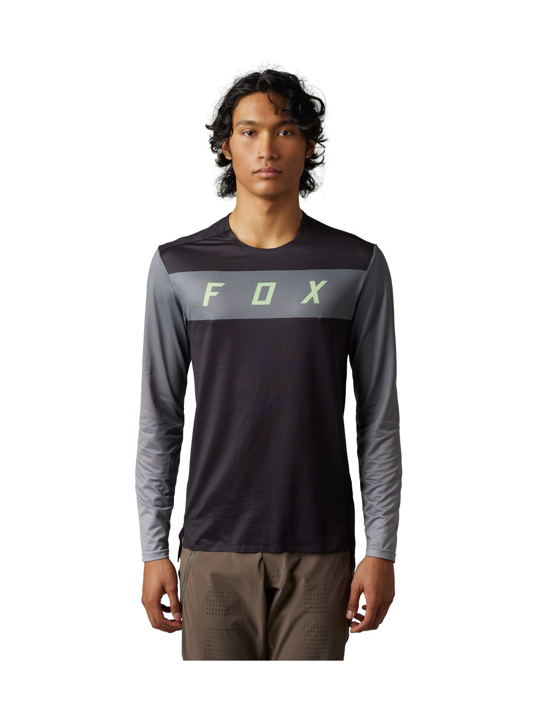 Jersey Fox Racing Flexair Arcadia LS Small Black/Grey