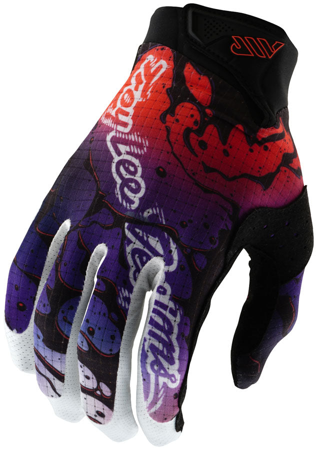 Troy Lee Designs Air Glove – Drip Black / Purple 2X-Large