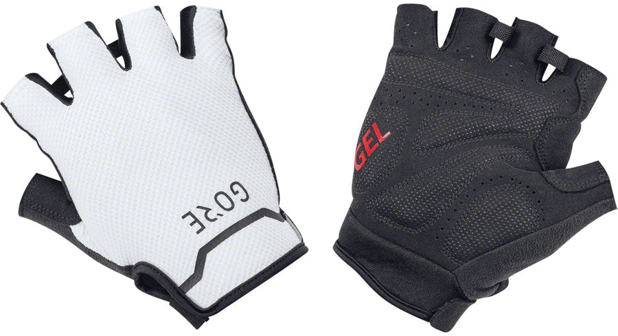 Gorewear C5 Short Gloves - Black/White Short Finger Medium