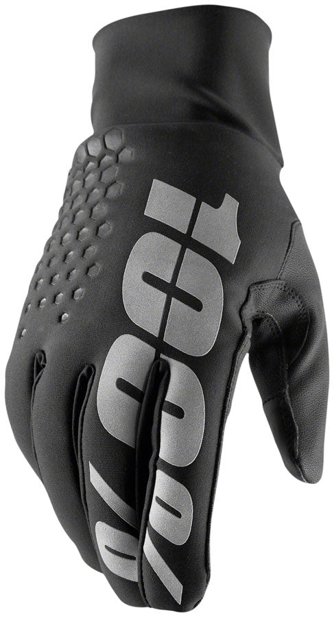 100% Hydromatic Brisker Gloves - Black Full Finger Men's X-Large