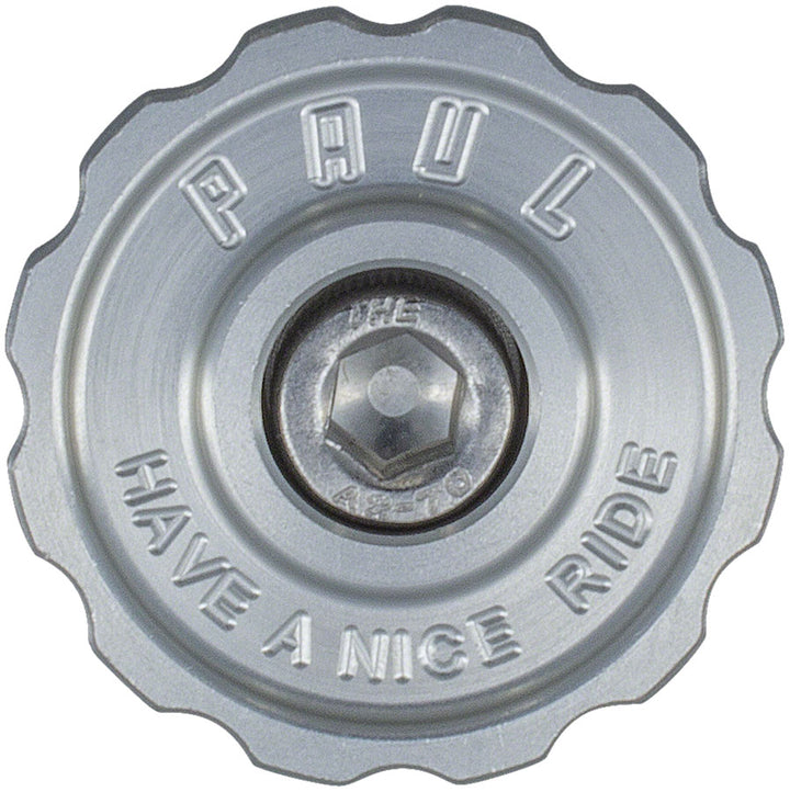 Paul Component Engineering Klamper Headset Top Cap - Aluminum w/Stainless-Steel Bolt Silver