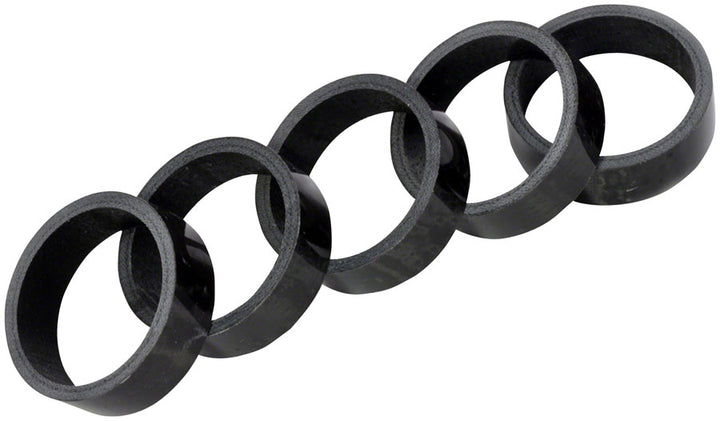 Wheels Manufacturing Carbon Headset Spacers - 10Mm Gloss 5-Pack