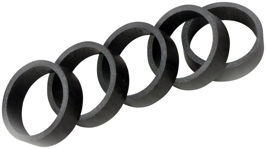 Wheels Manufacturing Carbon Headset Spacers - 10Mm Matte 5-Pack