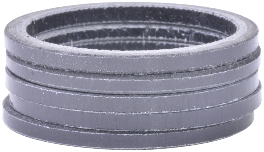 Wheels Manufacturing Carbon Headset Spacers - 2.5Mm Gloss 5-Pack