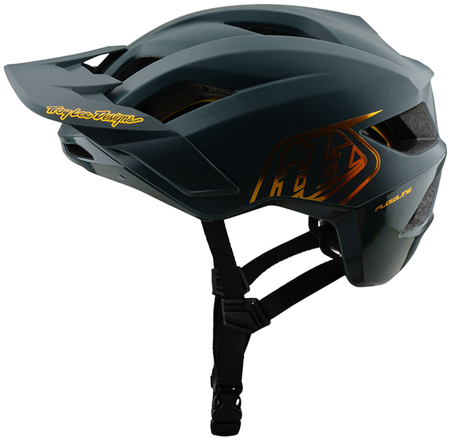 Troy Lee Designs Flowline Helmet – Point Gray/Gold X-Small/Small