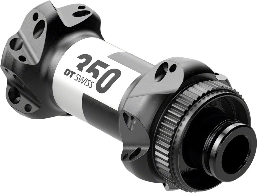 DT Swiss 350 Front Hub - 12 x 100mm Center-Lock Black 24h Straight Pull