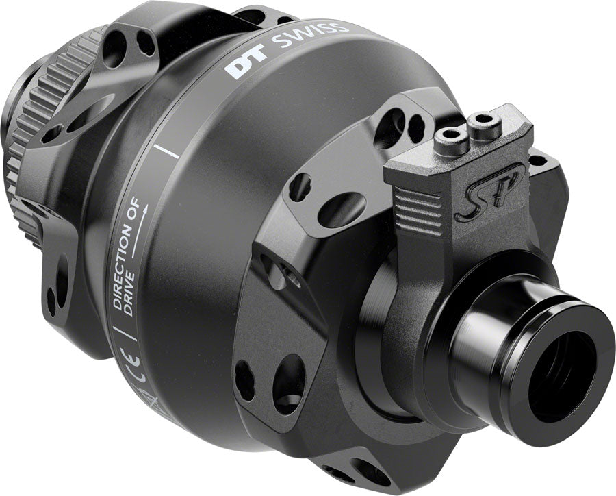 DT Swiss 350 Front Hub - 12 x 100mm Center-Lock BLK 24H Dynamo Shutter 35P Straight Pull