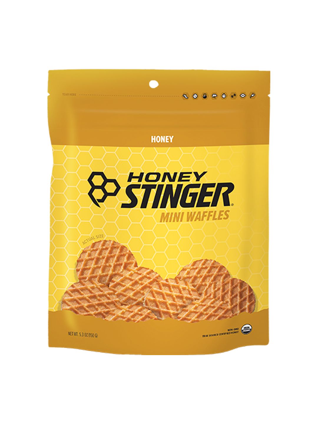 Supplement Honey Stinger Mini Waffles Honey 5.3oz Bag