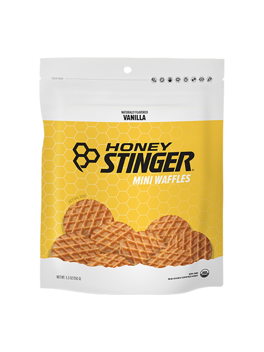 Supplement Honey Stinger Mini Waffles Vanilla 5.3oz Bag