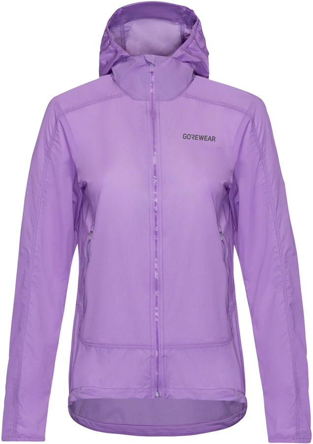 Gorewear Fernflow Hooded Windbreaker - Purple Women's Large