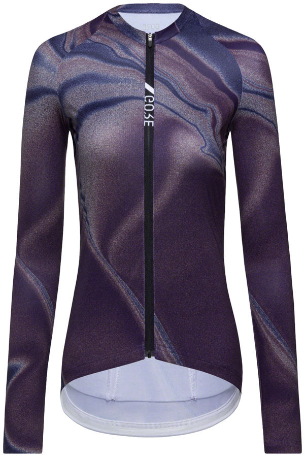 Gorewear Torrent Jersey - Long Sleeve Process Purple/Ultramarine Women's Medium/8-10