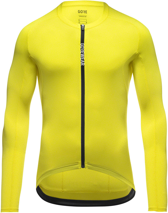 Gorewear Spinshift Long Sleeve Jersey - Neon Yellow Men's Large