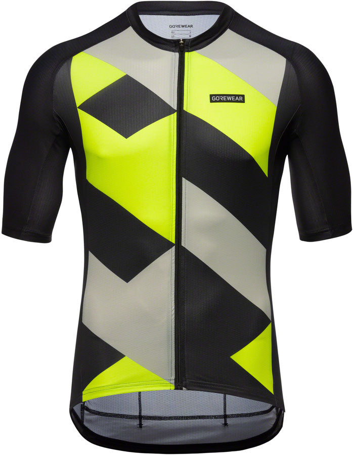 Gorewear Spirit Signal Jersey - Black/Yellow Men's Large