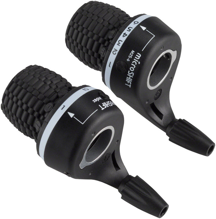 microSHIFT MS25-6 Twist Shifter Set 6-Speed Triple Shimano Compatible