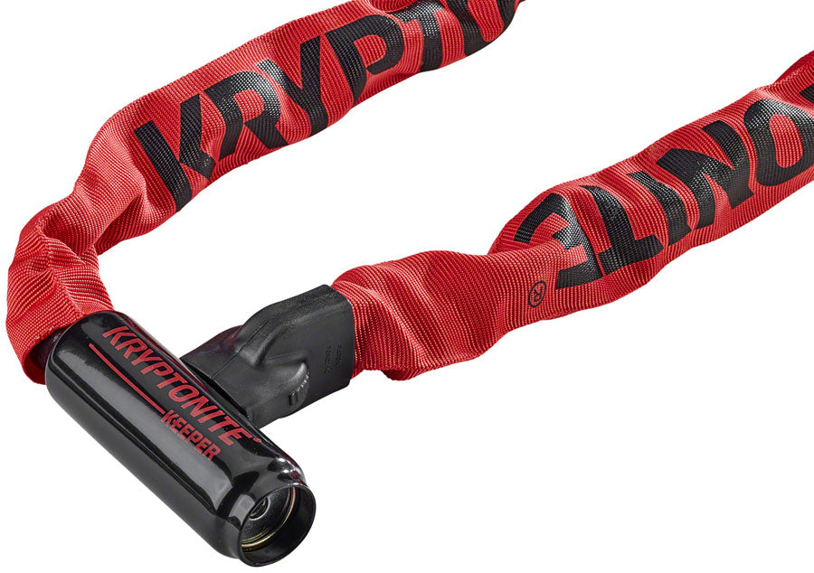 Kryptonite Keeper 785 Integrated Chain Lock (Red)