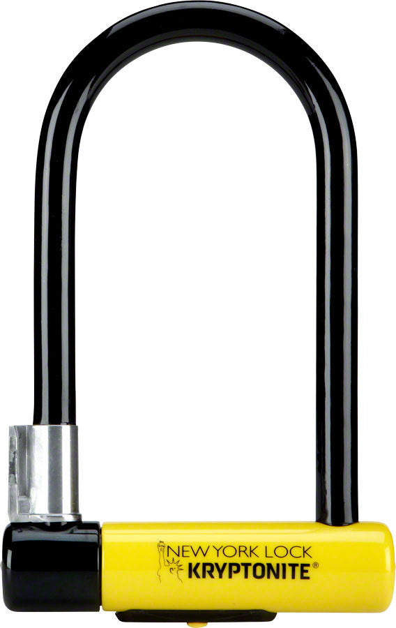 Kryptonite New York U-Lock - 4 x 8" Keyed Black Includes bracket