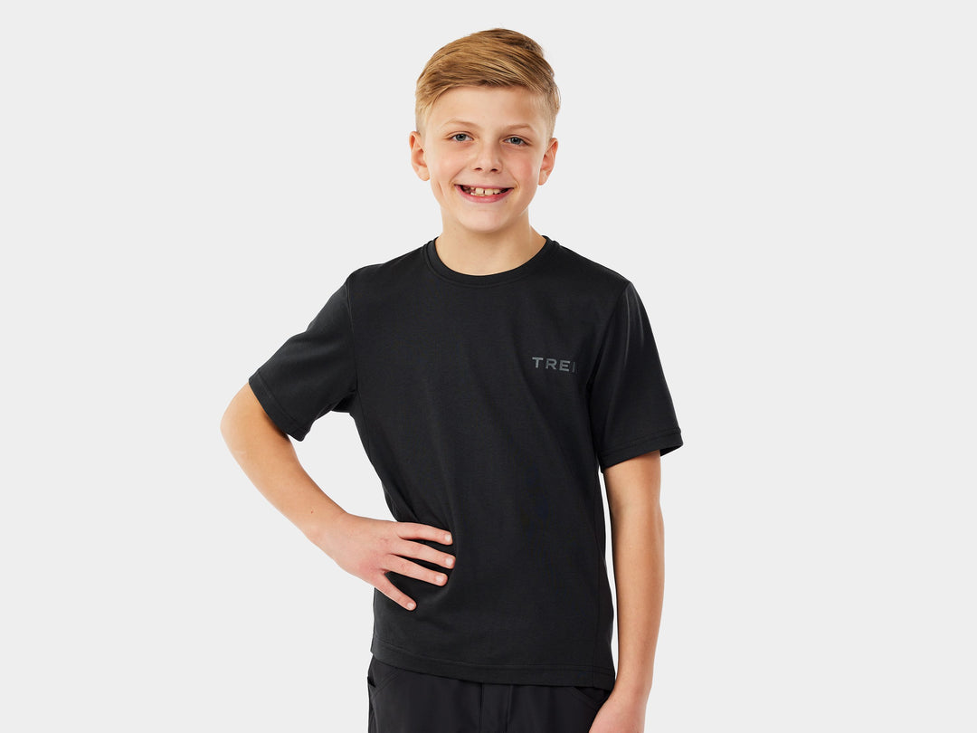 Shirt Trek Evoke Tech Tee Youth Medium Black