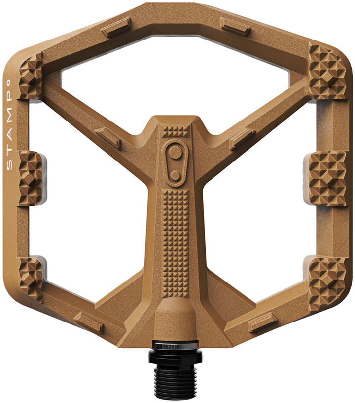 Crankbrothers Stamp 0 Pedals - Platform Aluminum 9/16" Brown Large