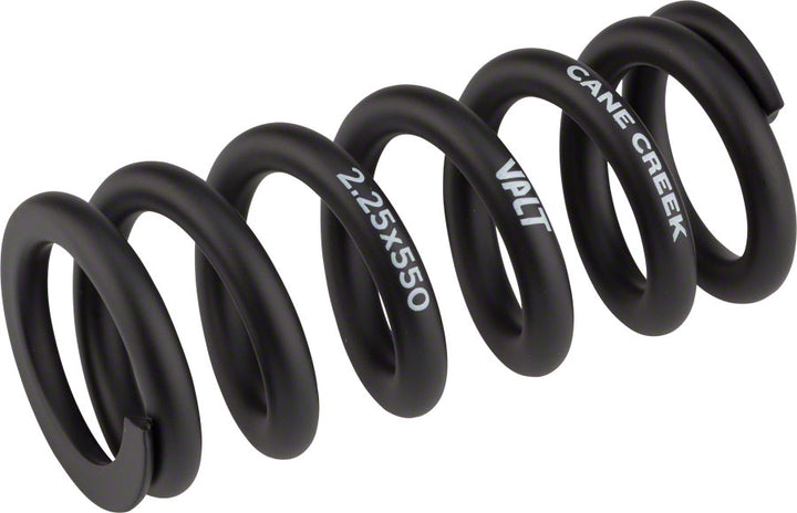 Cane Creek VALT Lightweight Steel Spring Coil Shock 2.25"/57mm x 550lbs BLK