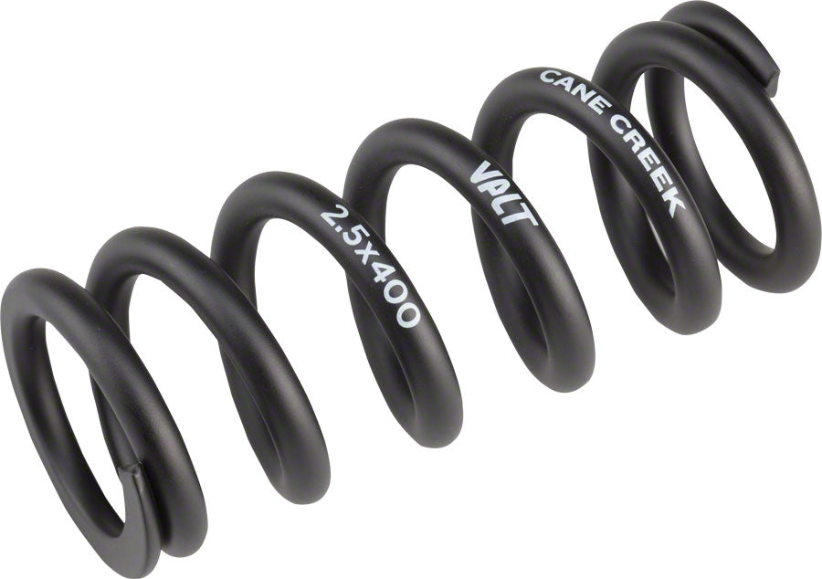 Cane Creek VALT Lightweight Steel Spring Coil Shock 2.50"/63mm x 400lbs BLK