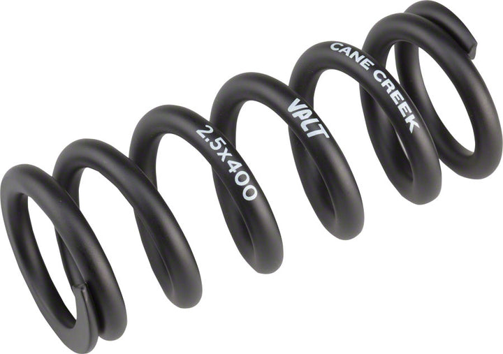 Cane Creek VALT Lightweight Steel Spring Coil Shock 2.50"/63mm x 400lbs BLK