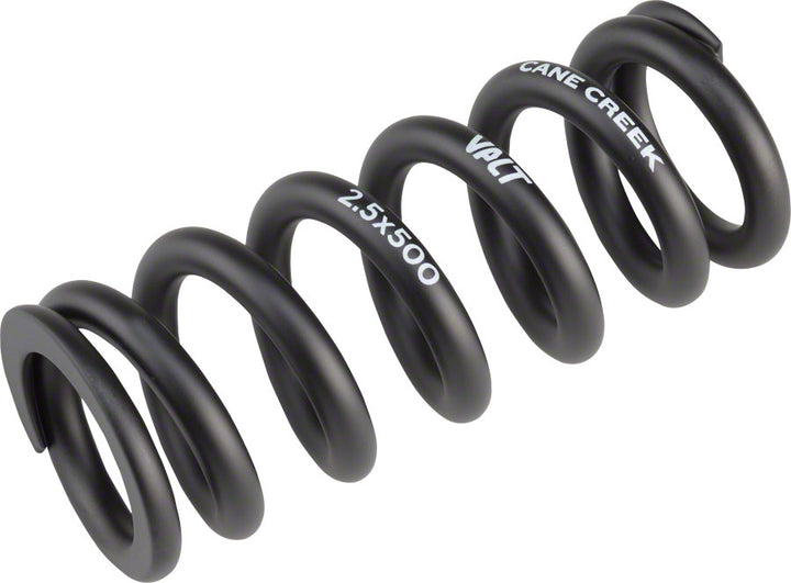 Cane Creek VALT Lightweight Steel Spring Coil Shock 2.50"/63mm x 500lbs BLK 