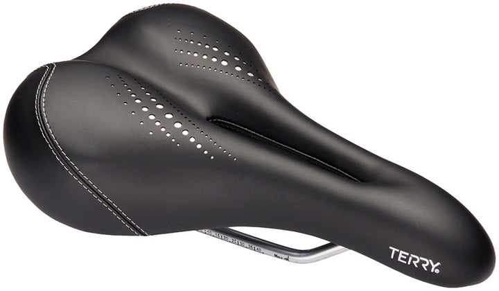 Terry Liberator X Gel Saddle - Steel Black Women's