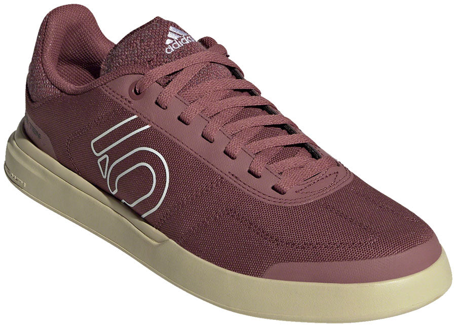 Five Ten Sleuth DLX Canvas Flat Shoes - Women's Quiet Crimson/FTWR White/Sandy Beige 6.5