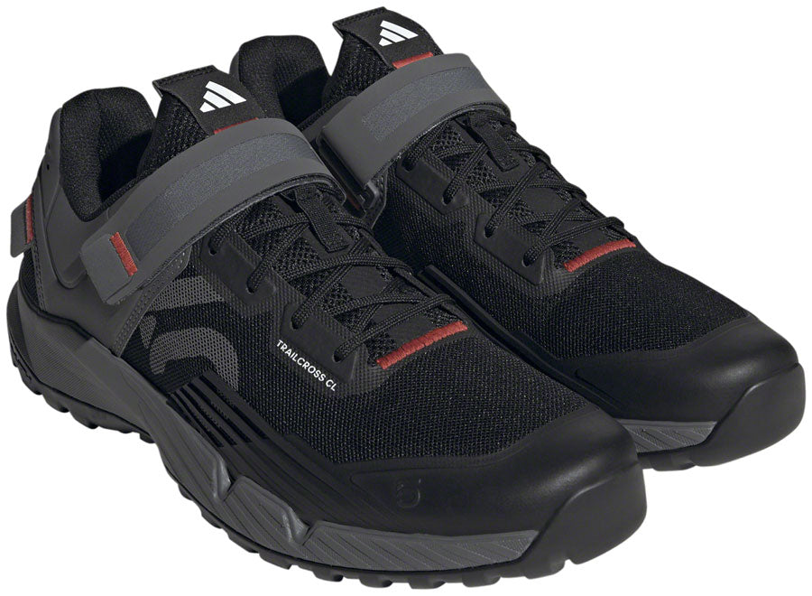 Five Ten Trailcross Mountain Clipless Shoes - Men's Core BLK/Gray Three/Red 8