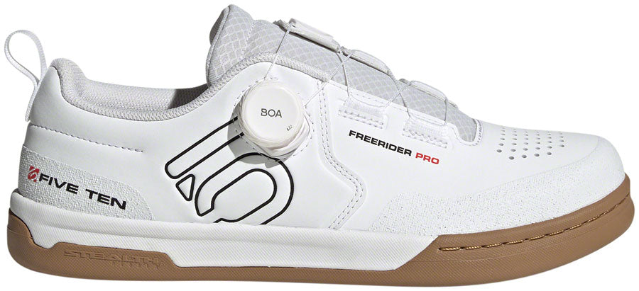 Five Ten Freerider Pro BOA Flat Shoes - Men's FTWR White/Core Black/Red 15
